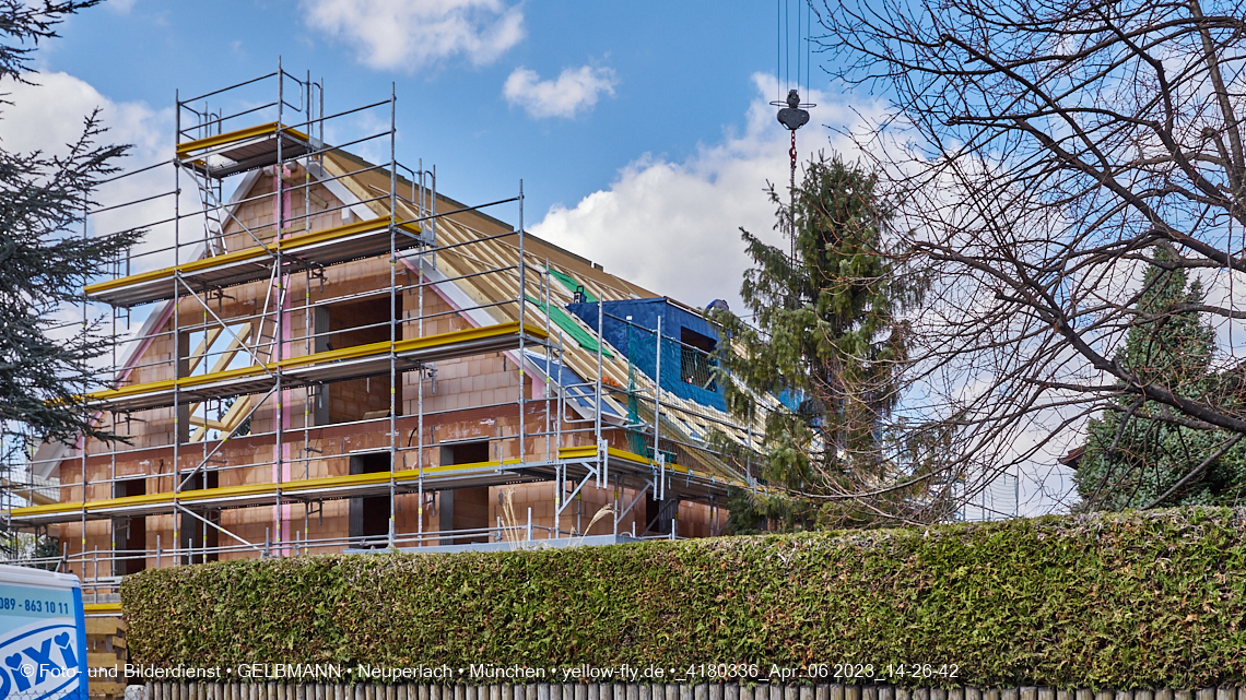 06.04.2023 - Baustelle Niederalmstraße 16 in Neuperlach